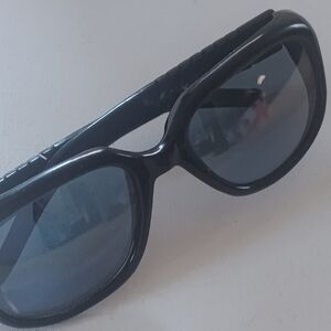 Vintage Black Unisex Rocker Sunglasses NOS Buddy Holly
